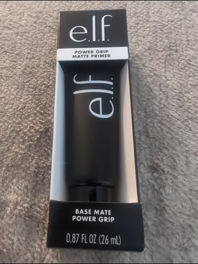 e.l.f. Power Grip Matte Primer in Black and White Packaging
